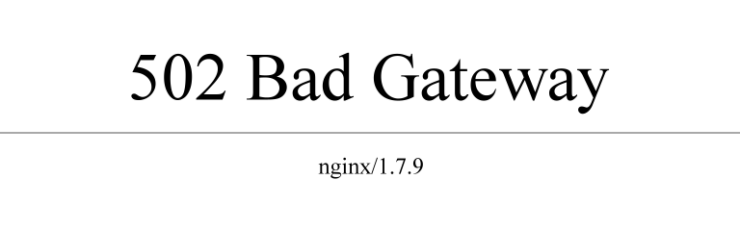 502 Bad Gateway - Nginx