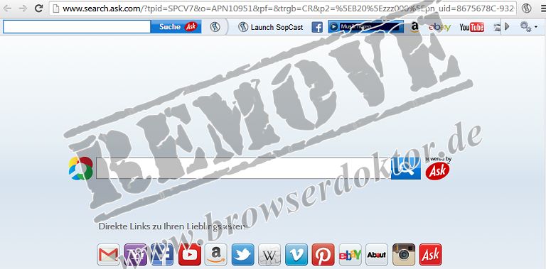 Ask.com Toolbar entfernen