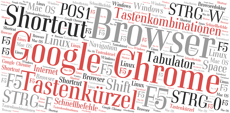 Google Chrome Tastenkürzel