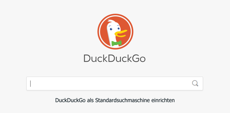 DuckDuckGo als Standardsuchmaschine einrichten