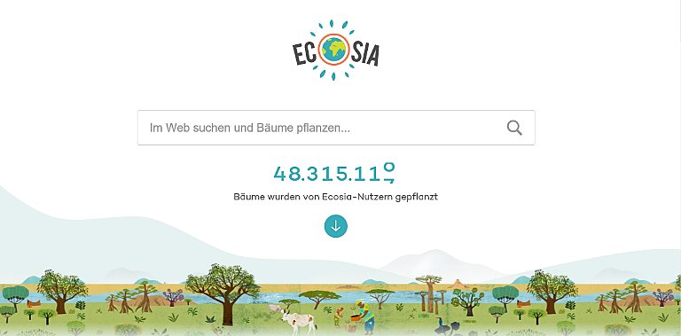 Ecosia Suchmaschine