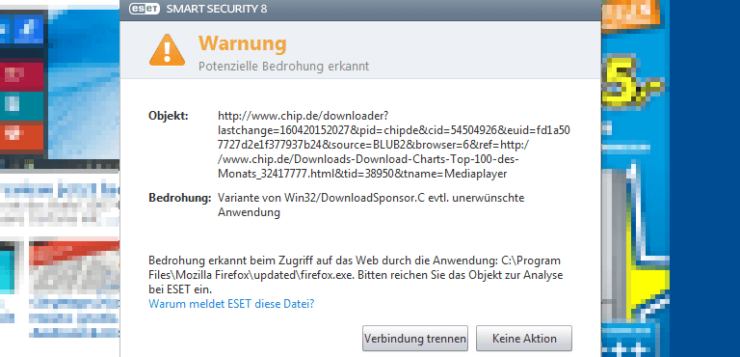 ESET-Warnung vor dem Chip-Installer