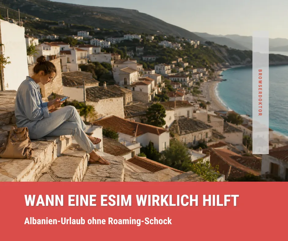 Berat Abendstimmung - eSIM in Albanien