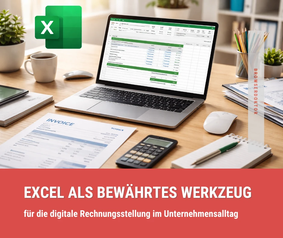 Excel als bewährtes Werkzeug für die digitale Rechnungsstellung im Unternehmensalltag