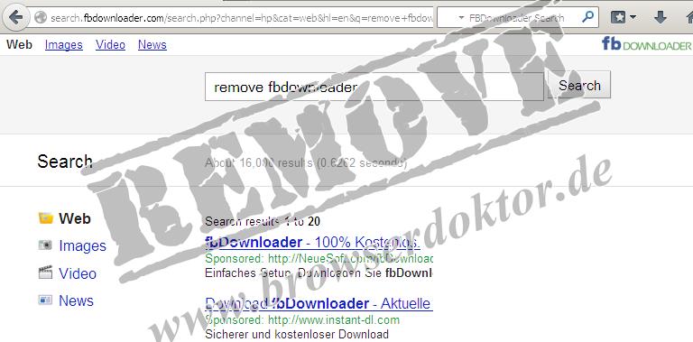 Remove fbDownloader