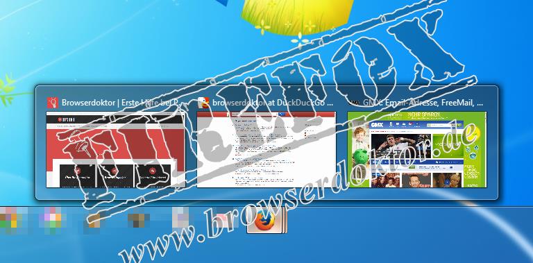 Mozilla Firefox: Tab-Vorschau in der Windows-Taskleiste