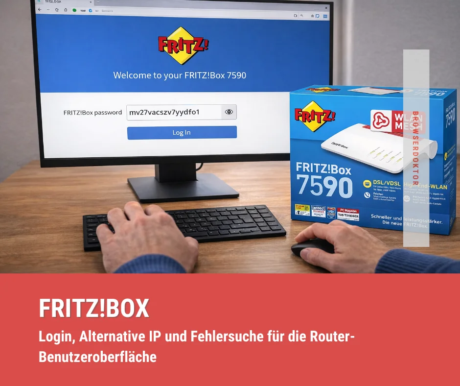 FRITZ!Box Login mit Passwort