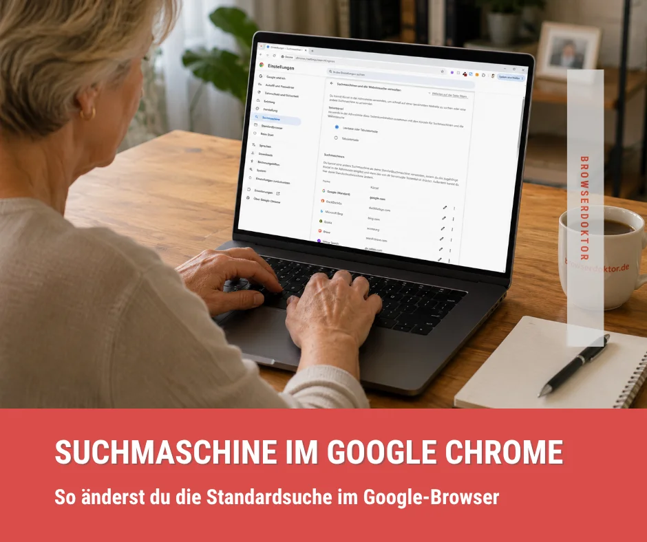 Google Chrome Standardsuchmaschine festlegen