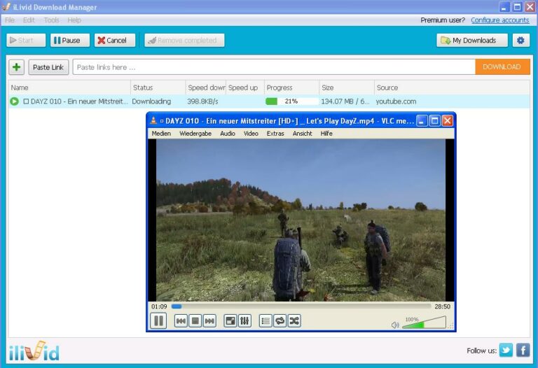 iLivid - Video Download Manager