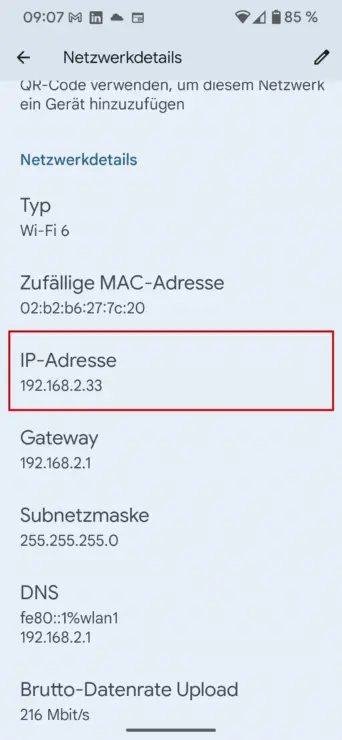 private IP-Adresse