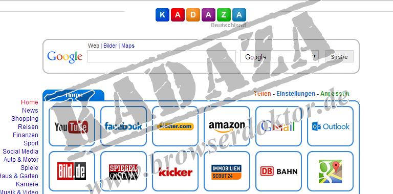 Kadaza Startseite