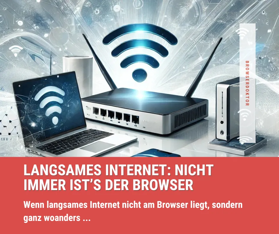 Wenn langsames Internet nicht am Browser liegt, sondern ganz woanders ...