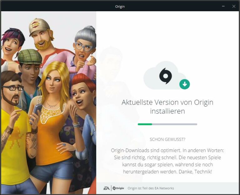 Update von Origin