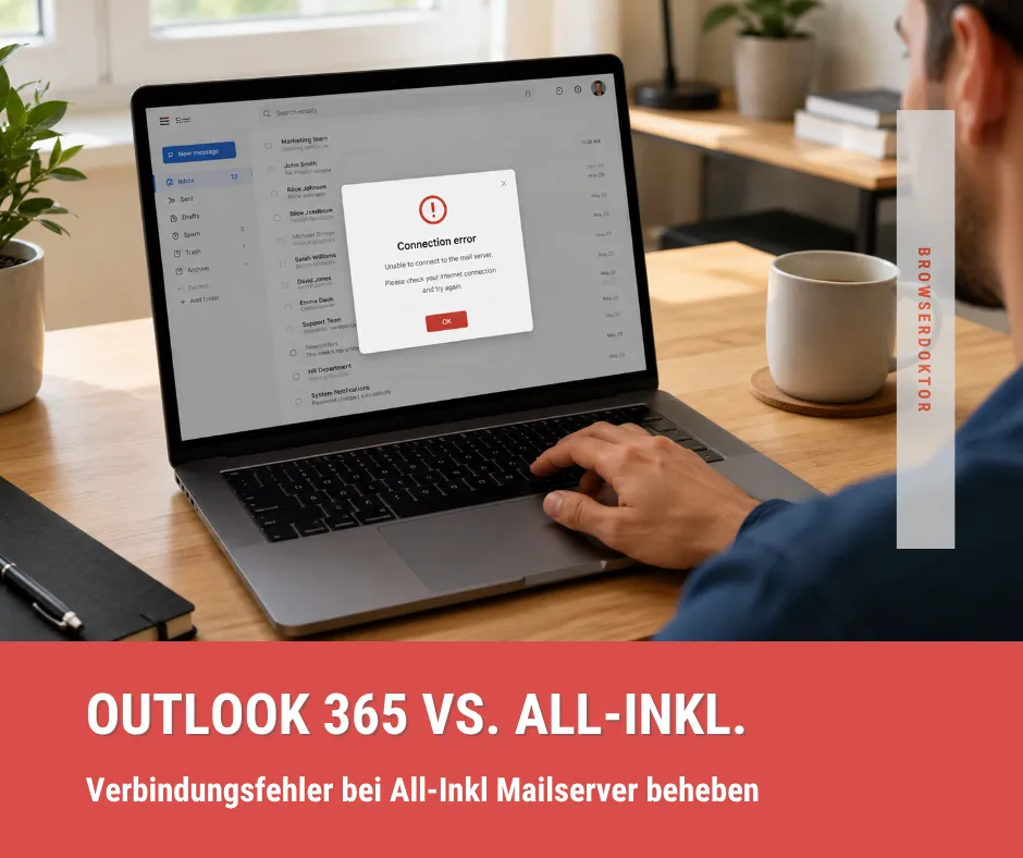 Outlook 365 und All Inkl. Verbindungsfehler bei E-Mail Einrichtung