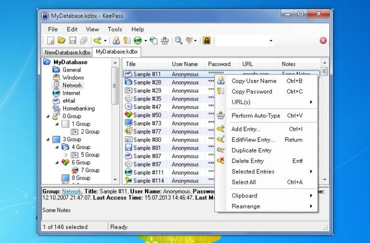 Passwortmanager Keepass