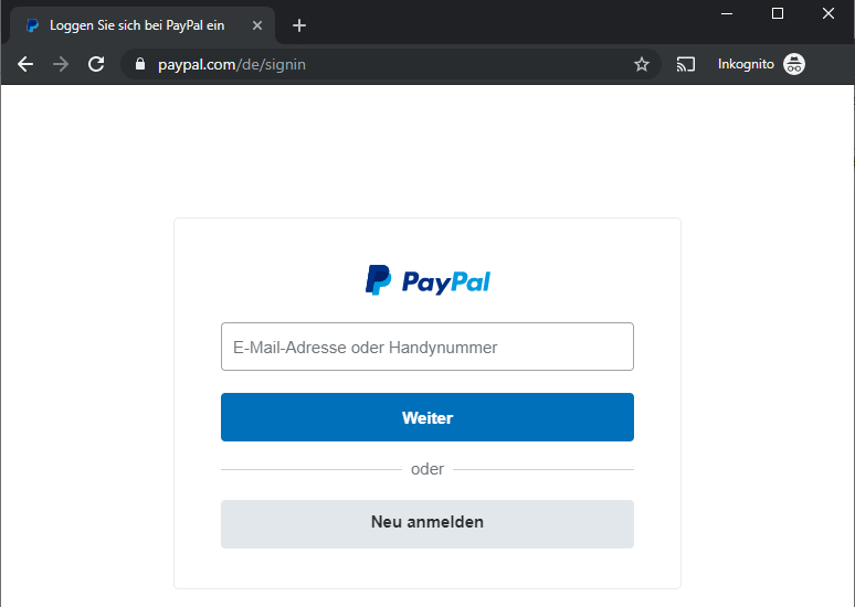 Paypal Einloggen Probleme
