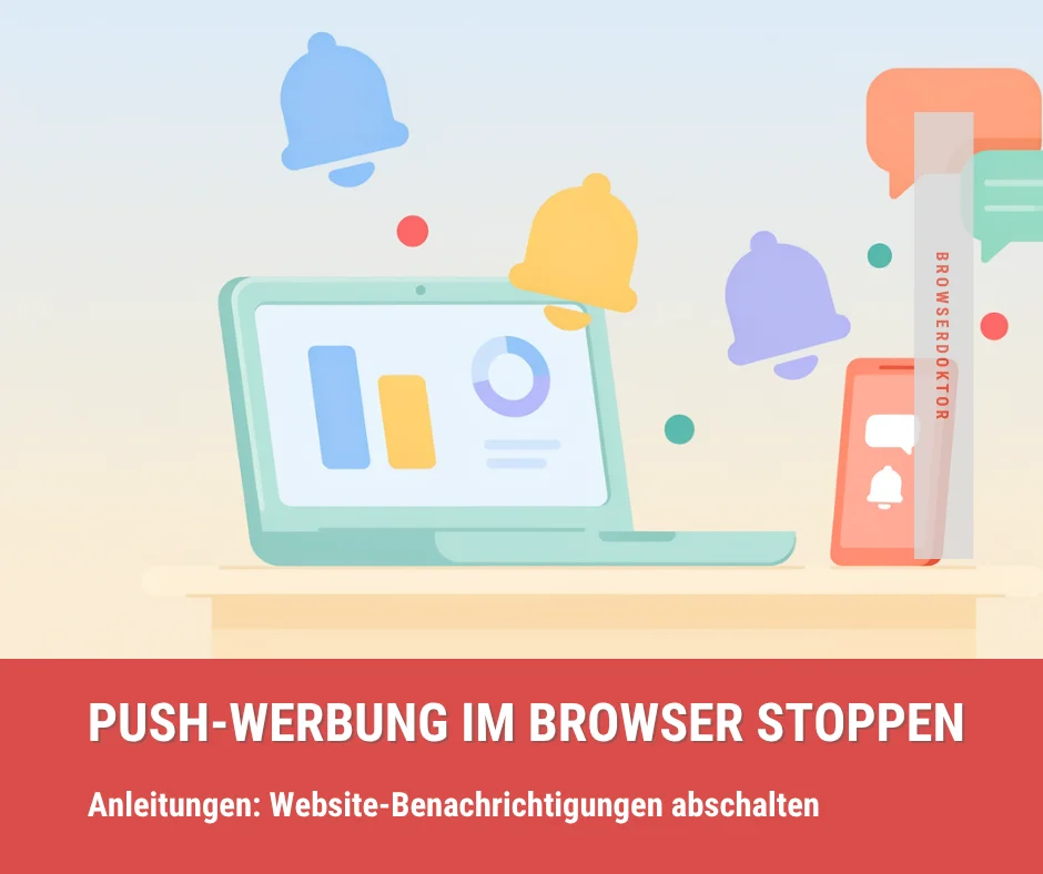 Push-Werbung im Browser stoppen (Illustration)