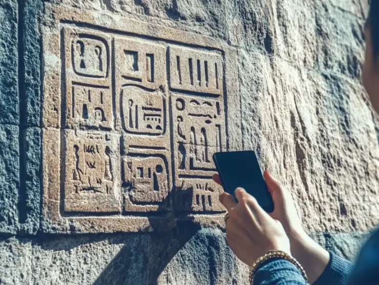 Ein QR-Code ist für uns lesbar wie ägyptische Hieroglyphen