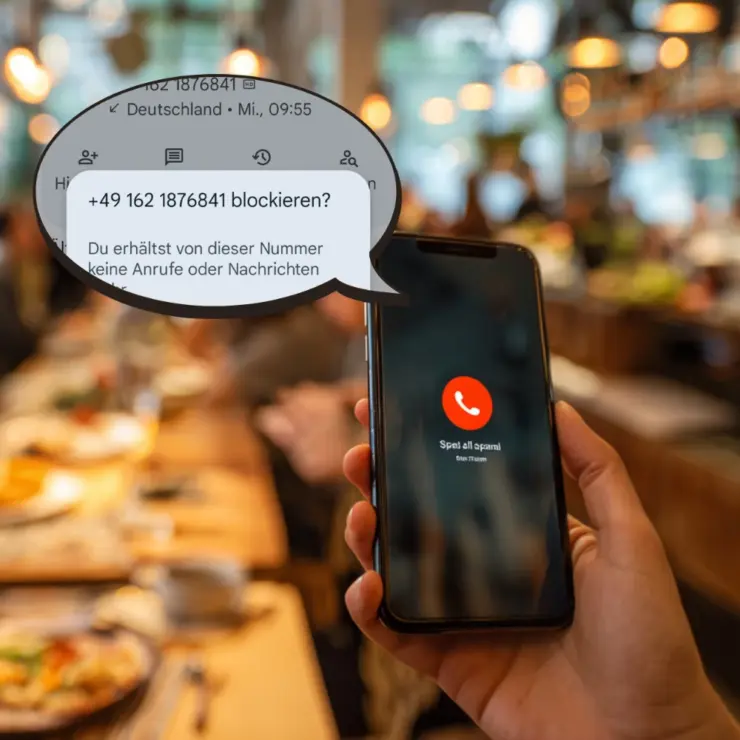 Nummer von Spam-Anrufern auf dem Smartphone blockieren