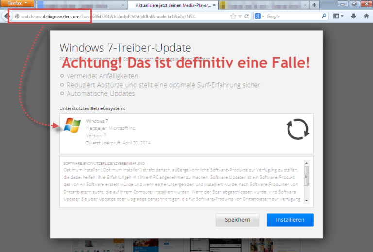 Vorsicht! Das ist definitiv eine Falle und führt zu großen Sicherheitsproblemen! Vorsicht! Das ist definitiv eine Falle!