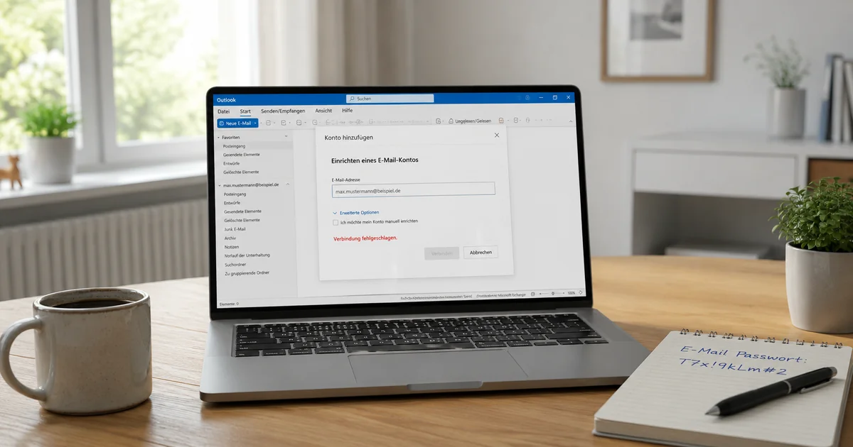 Outlook 365: Verbindungsfehler bei All-Inkl Mailserver beheben